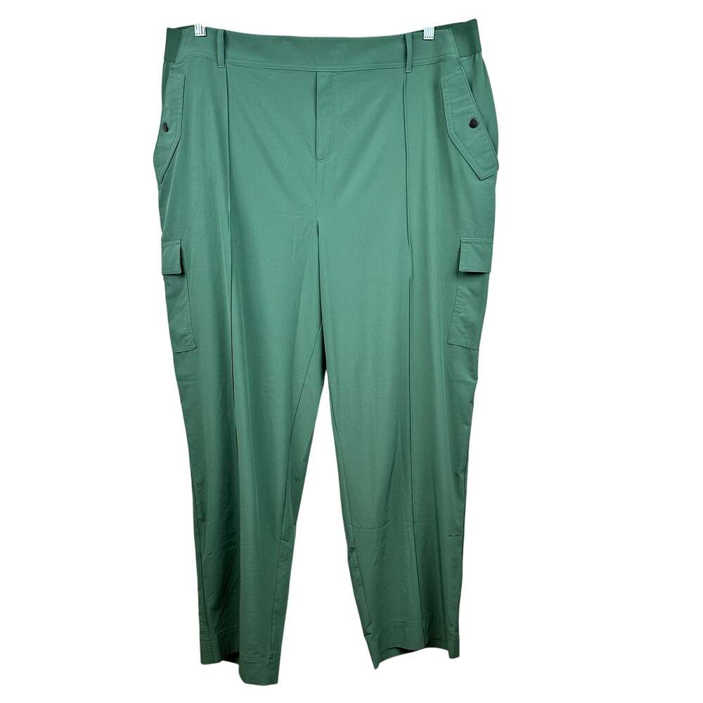 Athleta Women's Vienna Cargo Pant Green Plus Size 22 Active Outdoor Athleisure